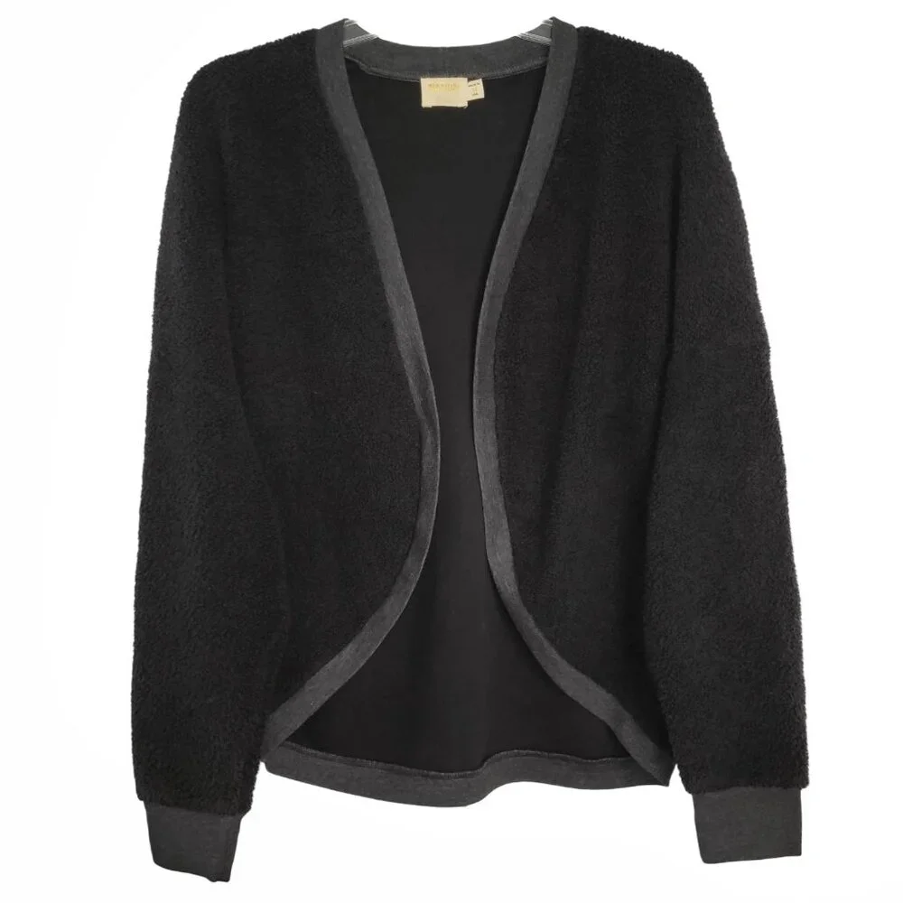 Nation LTD Terry Cocoon Open Cardigan
